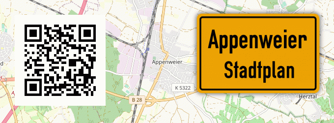 Stadtplan Appenweier