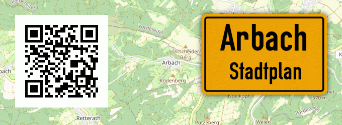 Stadtplan Arbach