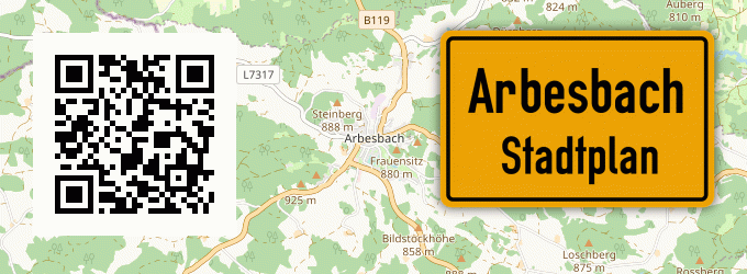 Stadtplan Arbesbach