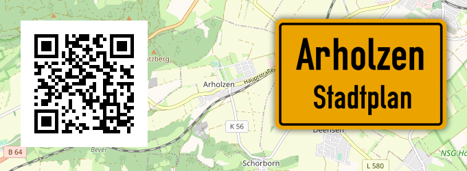Stadtplan Arholzen