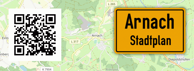 Stadtplan Arnach