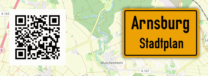 Stadtplan Arnsburg, Hessen