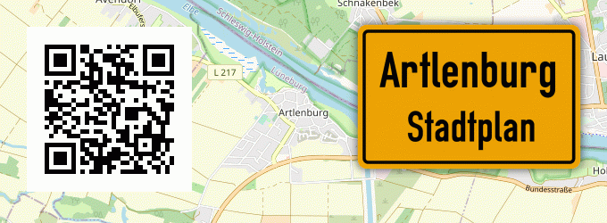 Stadtplan Artlenburg