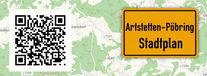 Stadtplan Artstetten-Pöbring