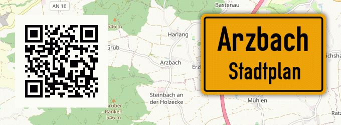 Stadtplan Arzbach, Westerwald
