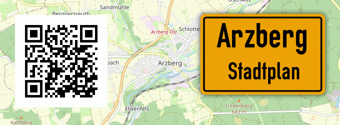 Stadtplan Arzberg