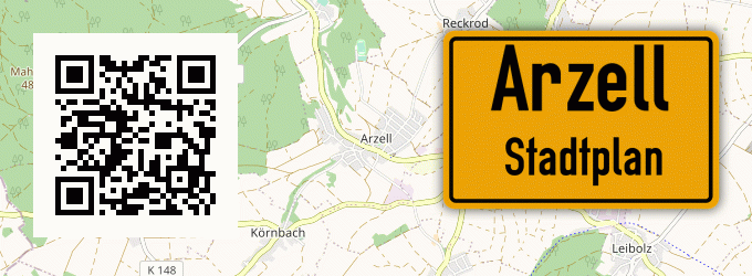 Stadtplan Arzell