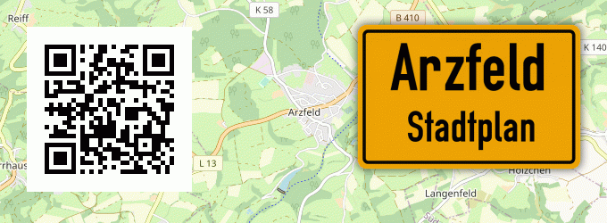 Stadtplan Arzfeld