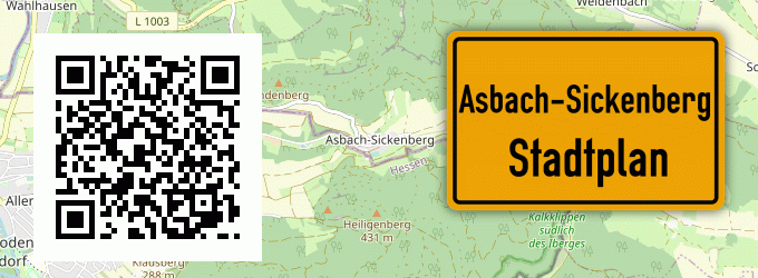 Stadtplan Asbach-Sickenberg