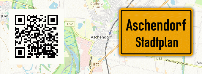 Stadtplan Aschendorf, Stadt Papenburg