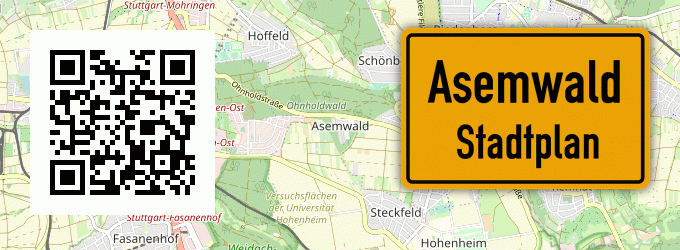 Stadtplan Asemwald