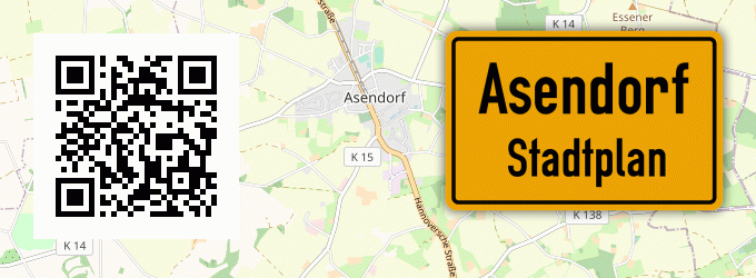 Stadtplan Asendorf, Lippe