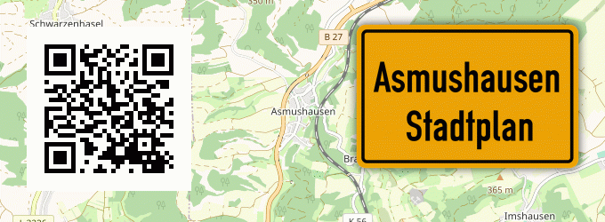 Stadtplan Asmushausen