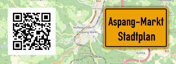 Stadtplan Aspang-Markt