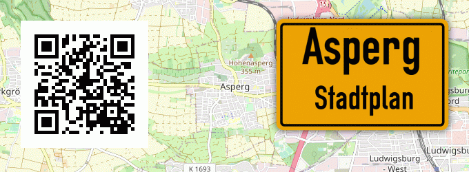 Stadtplan Asperg
