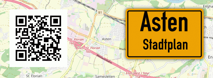 Stadtplan Asten