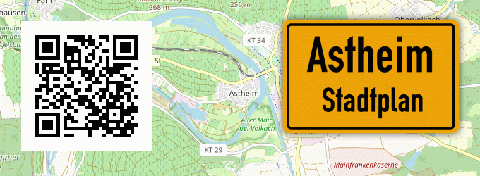 Stadtplan Astheim, Hessen