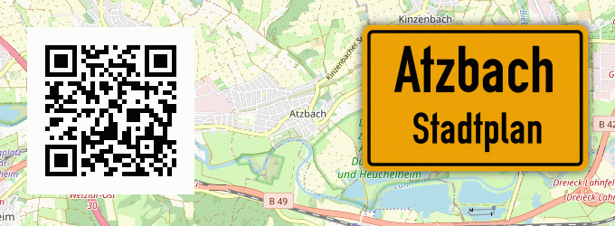 Stadtplan Atzbach, Hessen