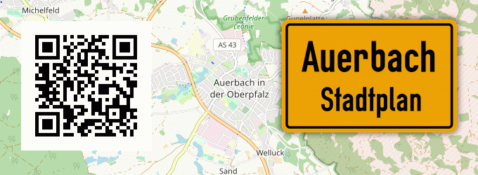 Stadtplan Auerbach