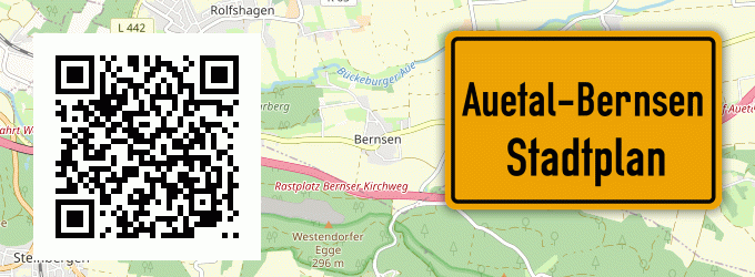 Stadtplan Auetal-Bernsen