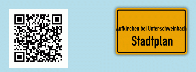 Stadtplan Aufkirchen bei Unterschweinbach