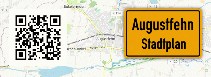 Stadtplan Augustfehn