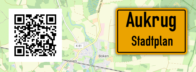 Stadtplan Aukrug
