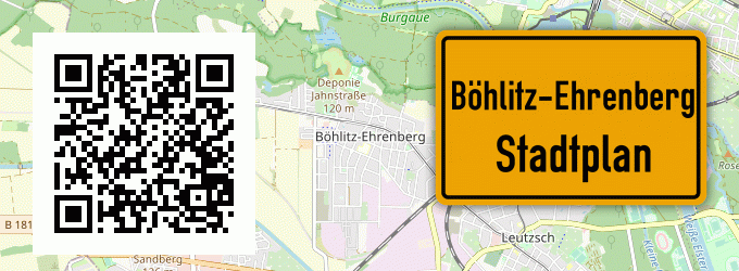 Stadtplan Böhlitz-Ehrenberg