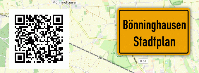 Stadtplan Bönninghausen, Westfalen