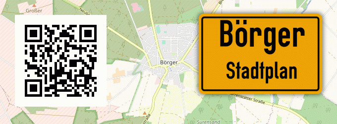 Stadtplan Börger