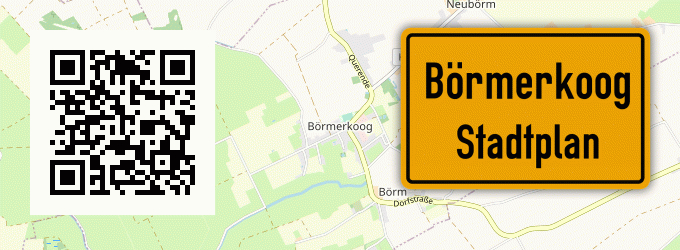 Stadtplan Börmerkoog