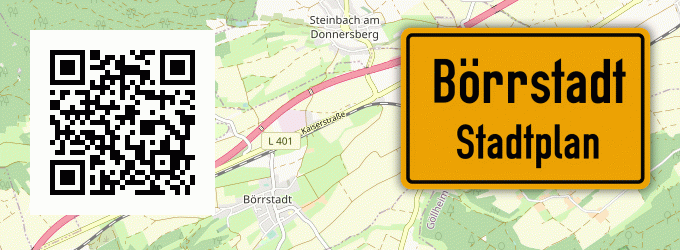Stadtplan Börrstadt, Pfalz