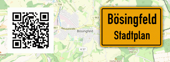Stadtplan Bösingfeld