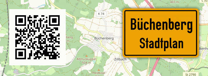 Stadtplan Büchenberg