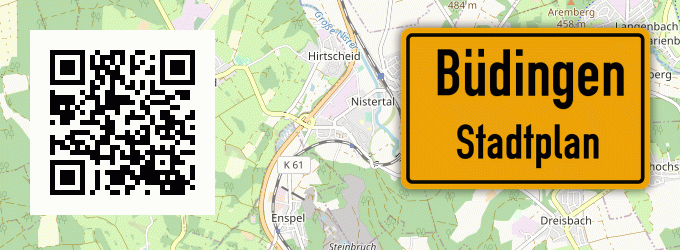 Stadtplan Büdingen, Westerwald