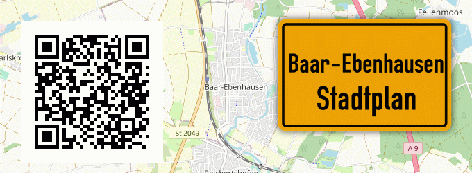 Stadtplan Baar-Ebenhausen