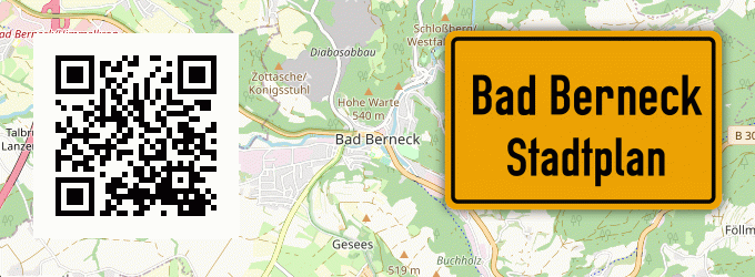 Stadtplan Bad Berneck