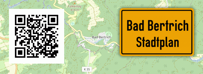 Stadtplan Bad Bertrich