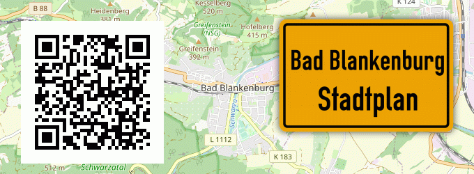 Stadtplan Bad Blankenburg