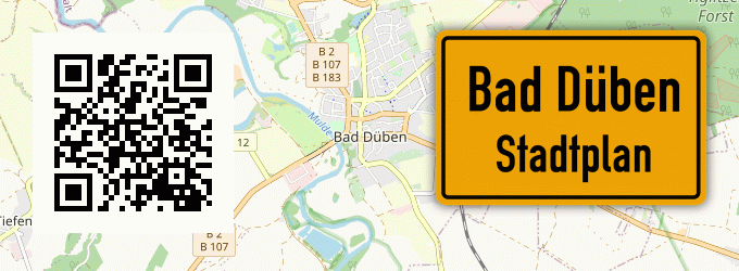 Stadtplan Bad Düben