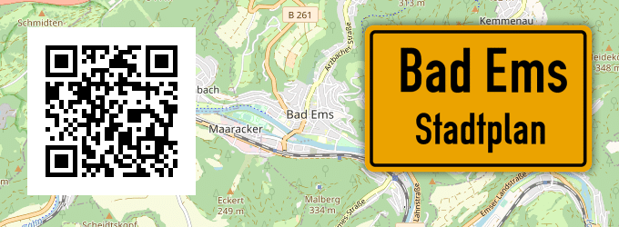 Stadtplan Bad Ems