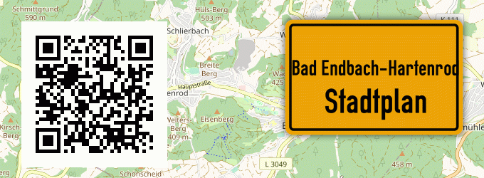 Stadtplan Bad Endbach-Hartenrod