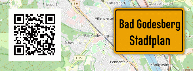 Stadtplan Bad Godesberg