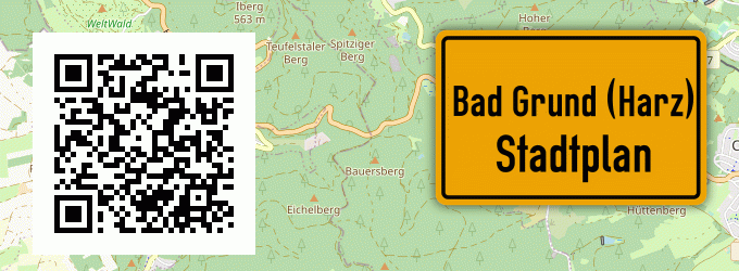 Stadtplan Bad Grund (Harz)