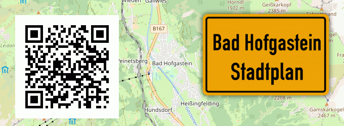 Stadtplan Bad Hofgastein