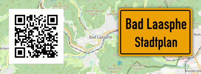 Stadtplan Bad Laasphe