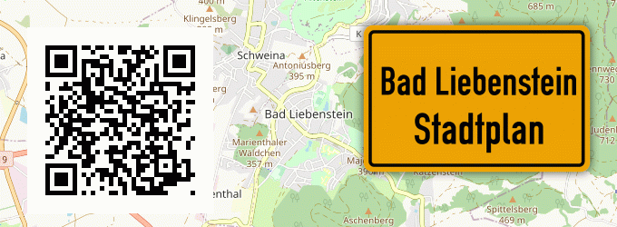 Stadtplan Bad Liebenstein