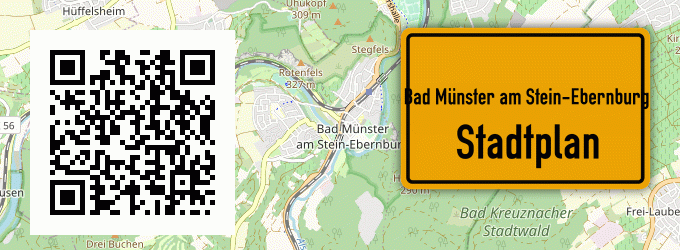 Stadtplan Bad Münster am Stein-Ebernburg