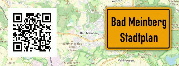 Stadtplan Bad Meinberg