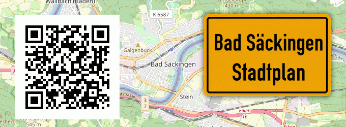 Stadtplan Bad Säckingen